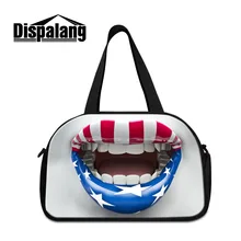 Dispalang дорожная сумка Флаг США на губах печать Туристические сумки для путешествий водонепроницаемые багажные сумки большой емкости выходные Ночная сумка