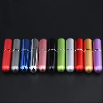 

5ml Refillable Portable Traveler Aluminum Spray Atomizer Empty Perfume Bottle for Travel Accessories