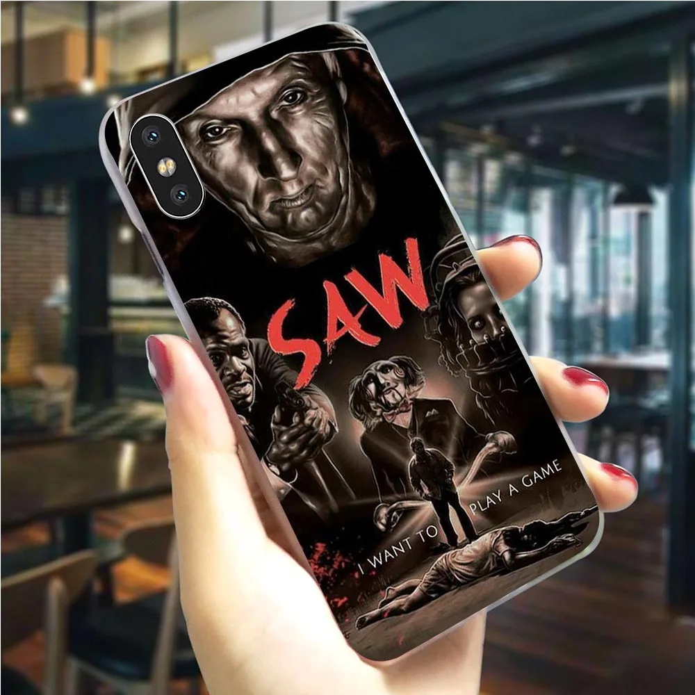 Jigsaw Horror Movies чехол для телефона iPhone 6S Plus 5 5S SE 6 6 S/6 Plus 7 8/7 9 Plus X XS XR Xs Max Жесткий Чехол Мода - Цвет: K1030502