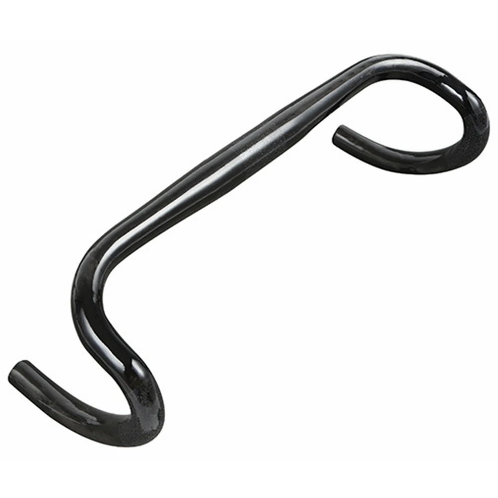 

Ultralight Glossy Full UD Carbon Fiber Drop Handlebar Compact Round Rotundo Road 31.8mm