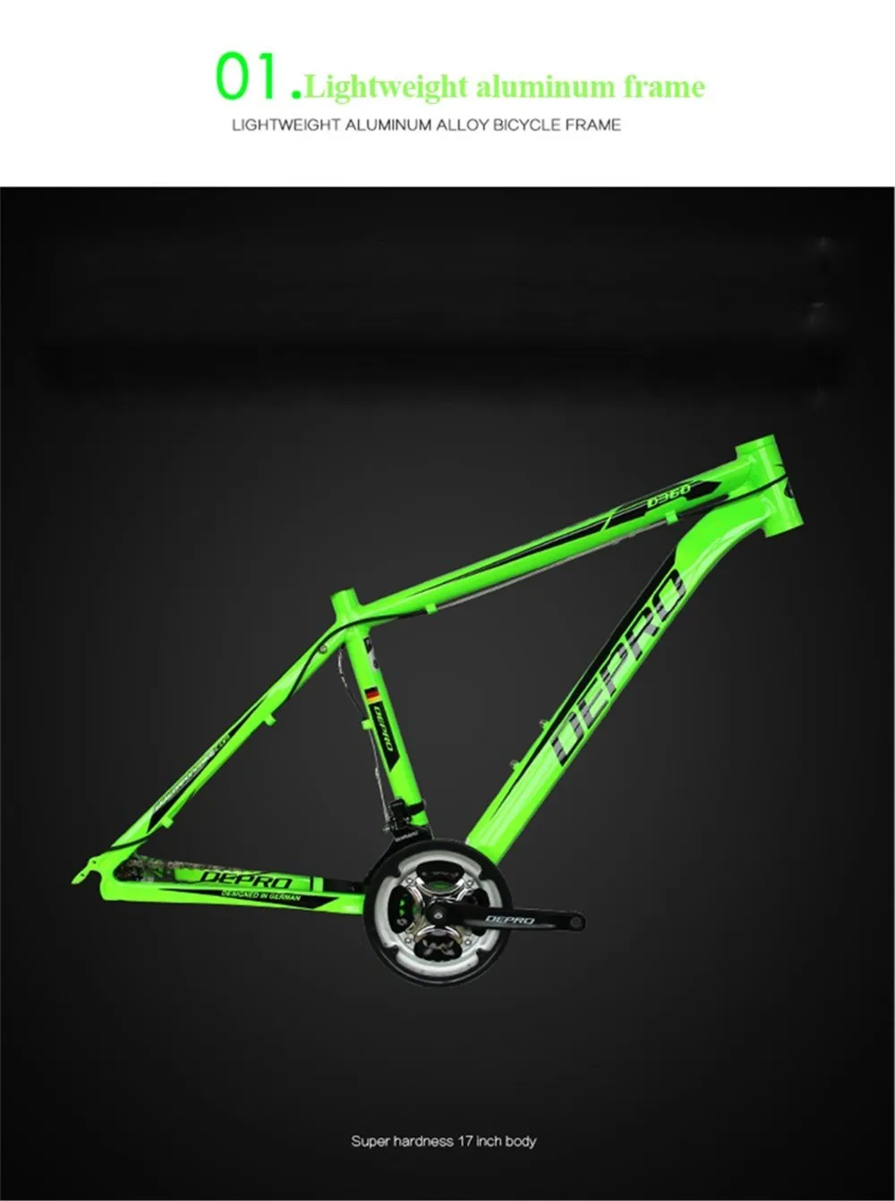 Discount Mountain Bike Aluminum Alloy 21 speed Dual Disc Brakes 26 inch Variable Speed Drive Bicycle Men & Women Students Cycling Bicicle 7