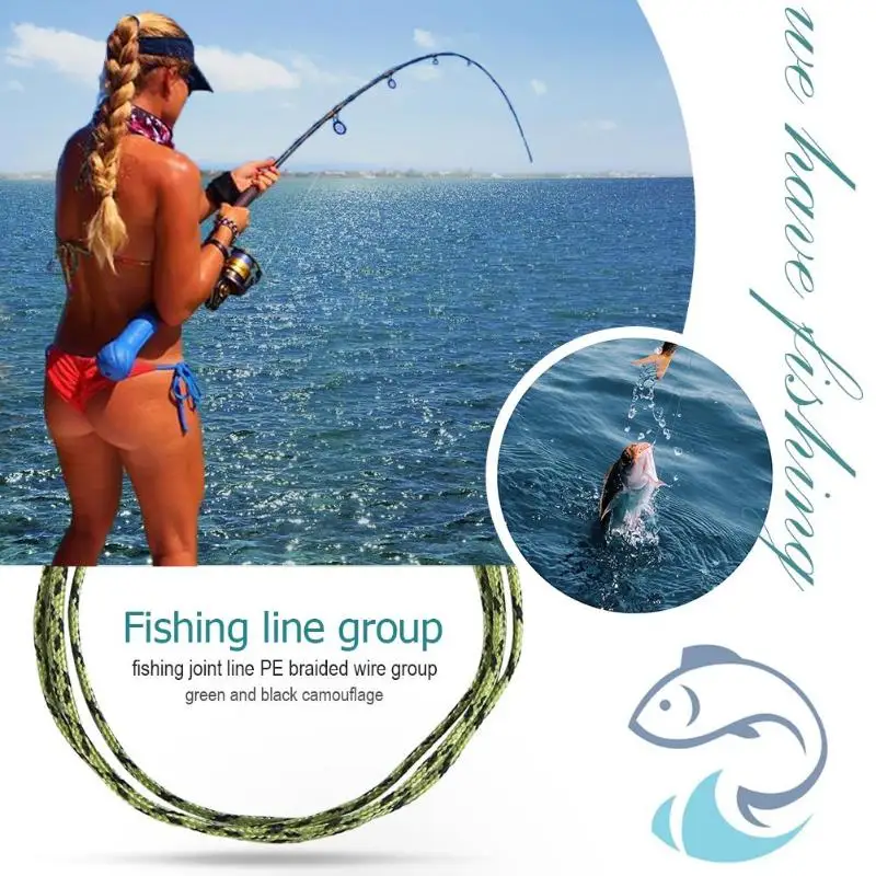 

45LB Lead Core Leaders Looped Carp Fishing Line PE Braided Hair Rigging Fishing supplies Fishing special fishing line