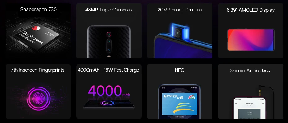 Промокод: nеwуеаr650 Глобальная версия Xiaomi mi 9 T 9 T 6GB 64GB Snapdragon 730 смартфон 48MP камера 6,3" полноэкранный красный мобильный телефон mi K20 NFC 4000mah Мобильный телефон