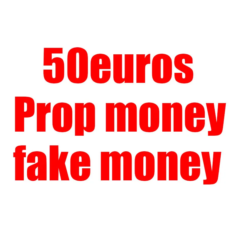 

Prop Money 50 Euro Movie fake euro banknotes Money Counting Kids Child Children Banknotes Fake Money Pretend Gold banknotes