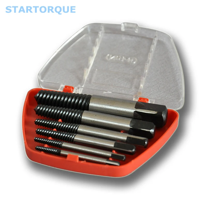Buy 6pcs Damaged Broken Screws Extractor Drill Bits