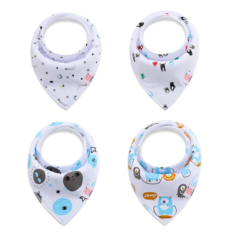 Teenster Bandana Bibs Feeding Stuff Bibs Burp Cloths Varied Style Baby Bibs Babador Cotton Baby Accessories Newborn 4pcs/lot Teenster Bandana Bibs Feeding Stuff Bibs Burp Cloths Varied Style Baby Bibs Babador Cotton Baby Accessories Newborn 4pcs/lot