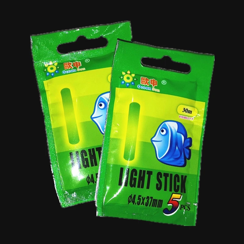 

20/50Pcs 4.5*37mm Fishing Float Fluorescent Lightstick Light Night Float Rod Lights Dark Glow Stick Useful Lots Fishing Party