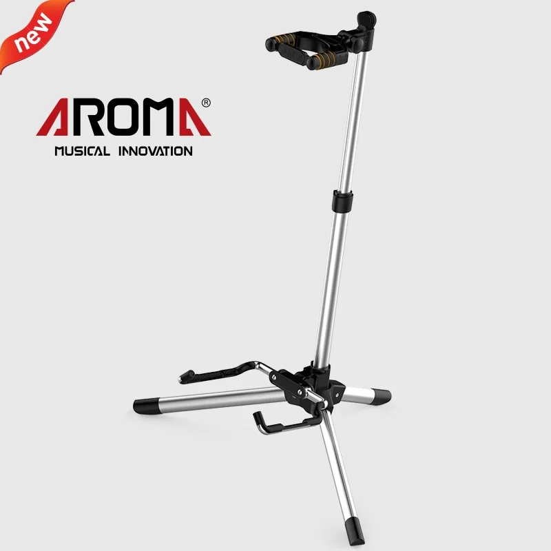 Buy Aroma AGS 10 Foldable Aluminum Guitar Stand for