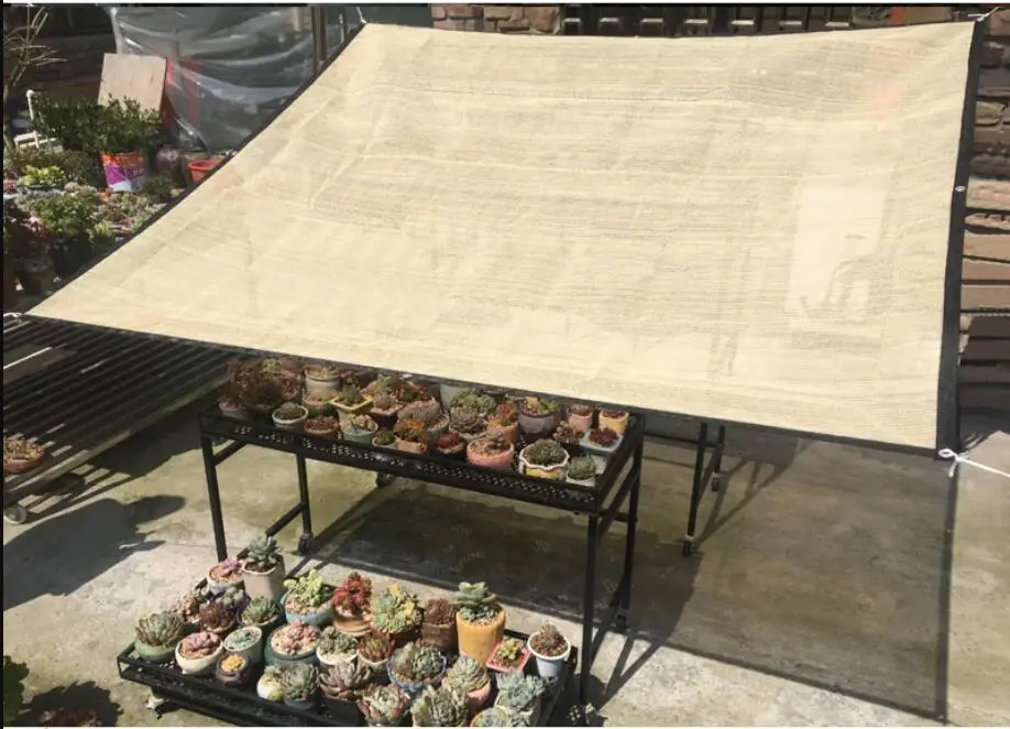 

70%-75% Sunblock Shade Cloth Sun Mesh UV Resistant Net for Garden Cover Flowers Plants Patio Lawn