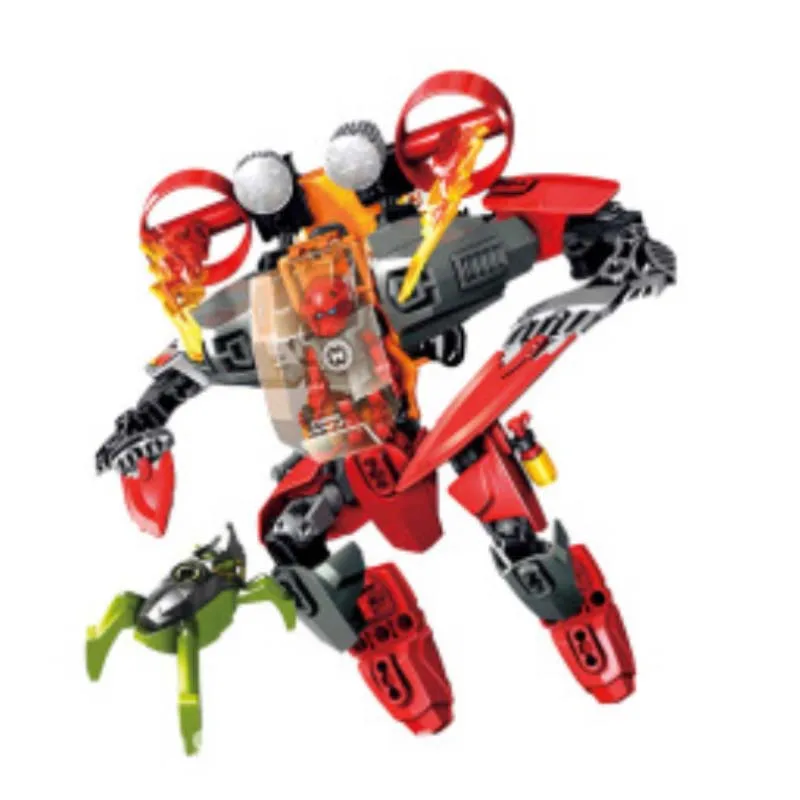 Compatible With Legoings Hero Factory 6.0 Series Rocke Sterlth Machine Building Blocks Bionicle Robot Toys for Children