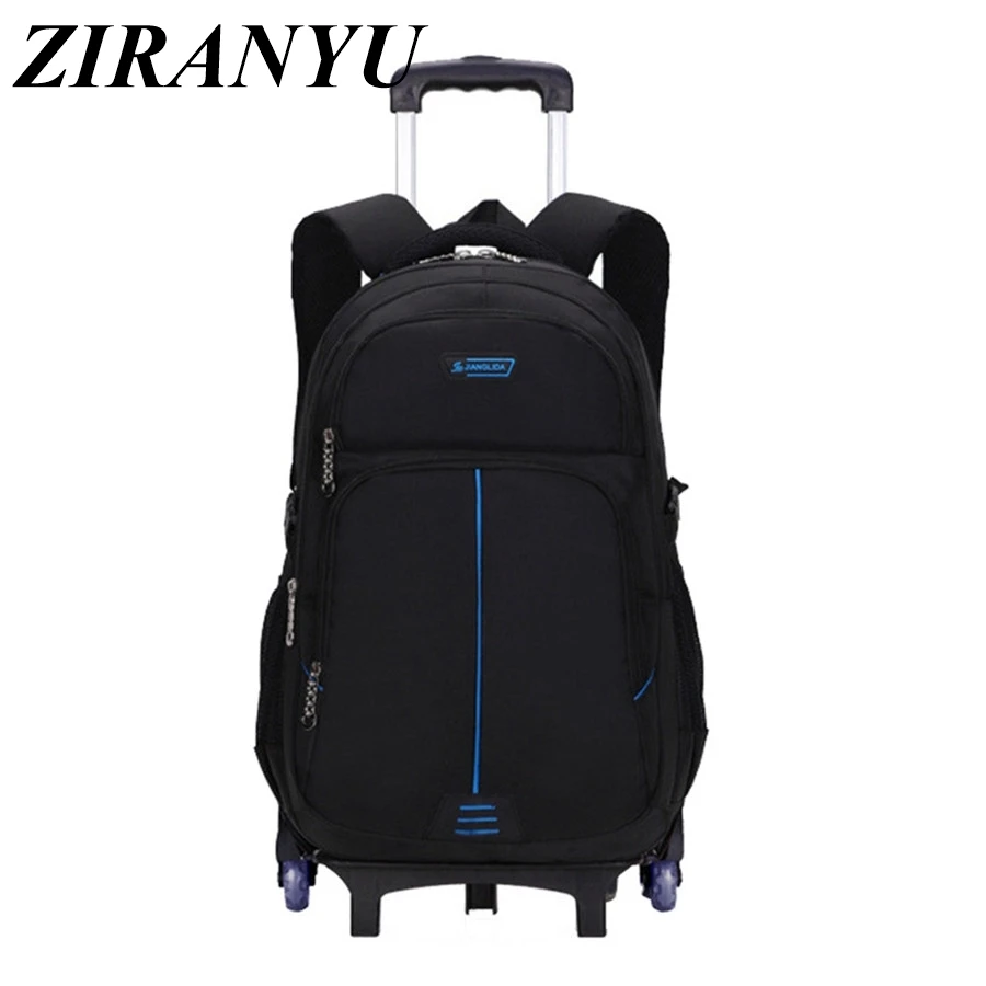 

Trolley Children School Bags Mochilas Removable Kids Backpacks 6 Wheels Large Capacity Backpack Luggage For Boys Backpack Escola