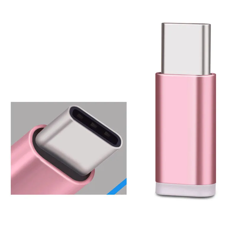 Type-C Adapter Micro USB To Type C Adaptores Mini Android Micro Female To USB Type C Male Adapteur Support Drop Shipping Retail (2)