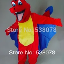 Красный дракон Маскоты костюм для взрослых персонажа из мультфильма dinasaur Дракон Маскоты наряд костюм нарядное платье для карнавала sw769