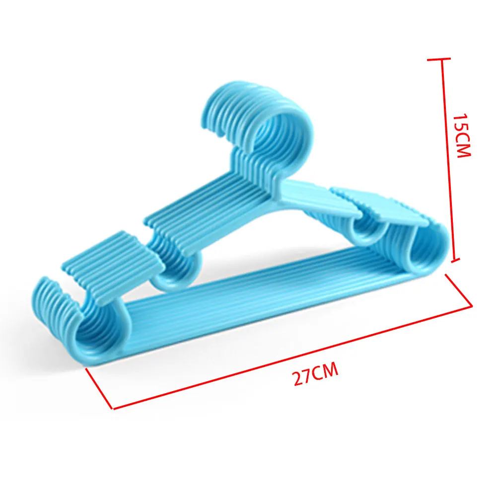 Подвесная Многофункциональная вешалка для детской одежды, пластиковые брюки, экономия пространства для хранения детской одежды, многоцветное Детское пальто
