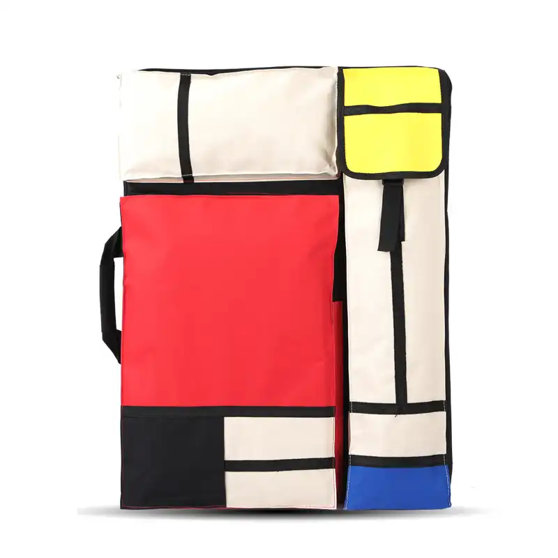 Multifunctional Hobbyist for Students Outdoor Architect Blue Waterproof Drawing Board Canvas Bag 03 Painting Backpack