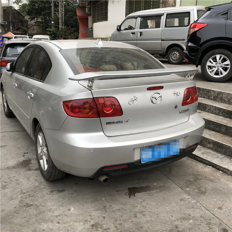 Спойлер для Mazda 3, 2006-2013, Мазда 3, RX8, спойлер, АБС-пластик, материал, заднее крыло, цветной задний спойлер