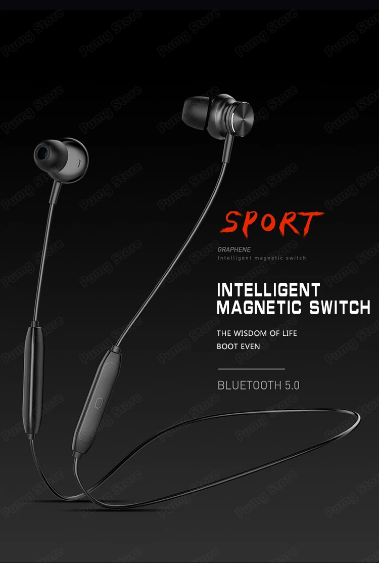 Langsdom L33 Bluetooth 5,0 наушники HiFi стерео беспроводные Игровые наушники магнитный переключатель Спортивные наушники Bluetooth с микрофоном