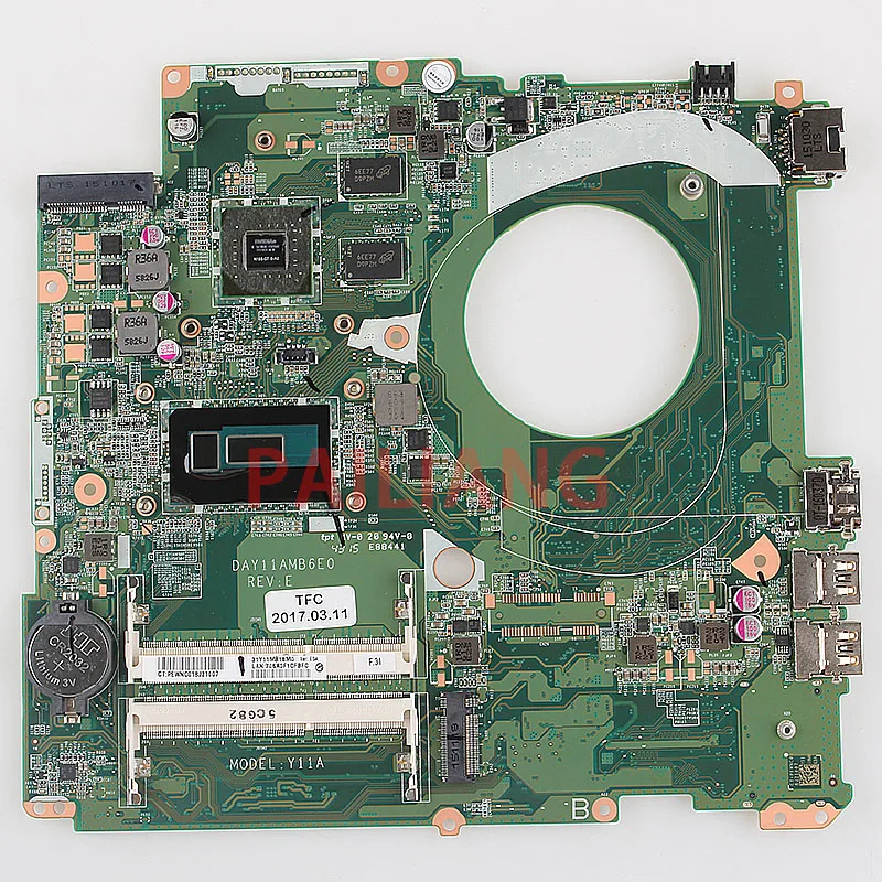  Laptop motherboard for HP PAVILION 17-F I5 PC Mainboard DAY11AMB6E0 full tesed DDR3