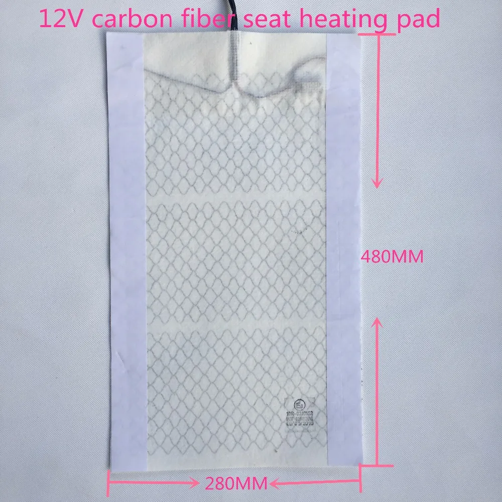 2 шт./лот 12 В углеродное волокно подогреватель сидений автомобиля грелки зимние грелки 12 В Подогрев автомобиля сиденье для внедорожника чехол для подушки