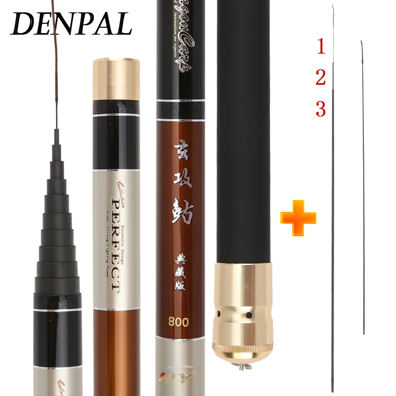 Extra long Carbon Fiber Hand Pole High-quality Fishing Rod 8/9/10/11/12/13M New High Carbon Telescopic Super Light Hard Carp Rod
