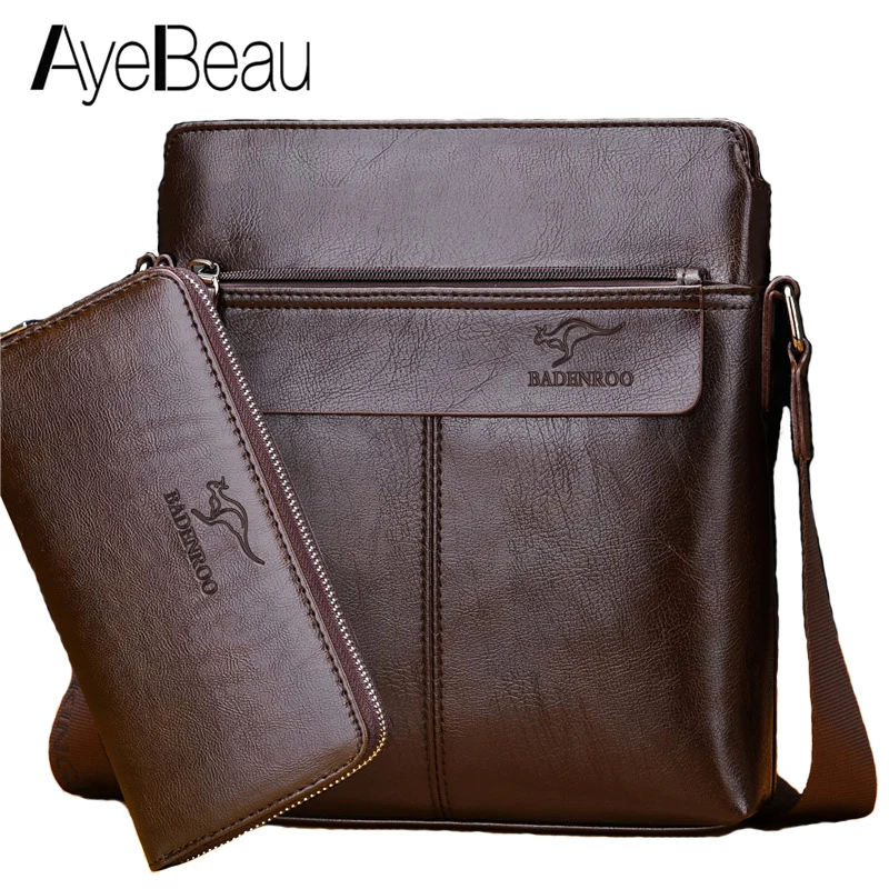 Vintage Cross Body Crossbody Shoulder For Male Messenger Bag Men Handbag And Purse Set Document