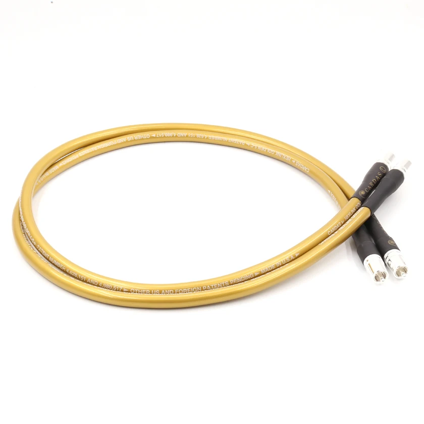 Бесплатная доставка Пара Cardas HEXLINK Золотой RCA соединительный кабель с
