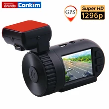 Conkim регистраторы Ambarella A7LA50 Super HD 1296 P мини 0805 Авто Видеорегистраторы для автомобилей Камера Регистраторы GPS Logger + G-SENSOR + WDR/HDR + LDWS