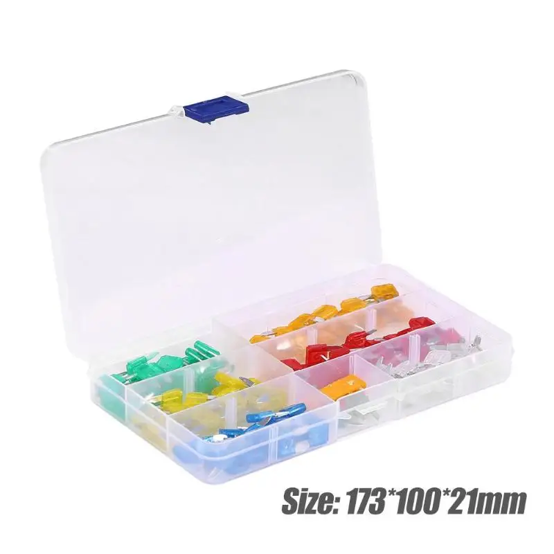 

120pcs/set Car Fuses Automobile Blade Type 5A 10A 15A 20A 25A 30A AMP Metal Mini Car Fuses for Auto Car Truck Vehicle