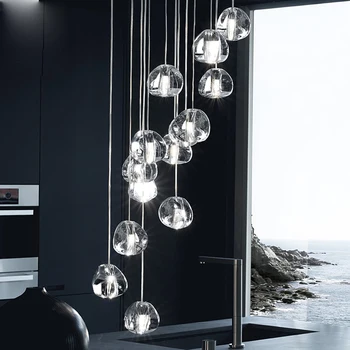 

GETOP Water Drop Crystal Creative Light European-style Luxury LED Lamps Modern Indoor Ceiling Lighting Fast Drop Ship