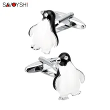 SAVOYSHI запонки для мужской рубашки высококачественные эмалевые