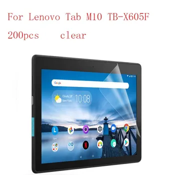

Transparent Lcd Screen Protector Film for Lenovo Tab M10 TB-X605F explosion-proof membrane without retail packing 200pcs/lot