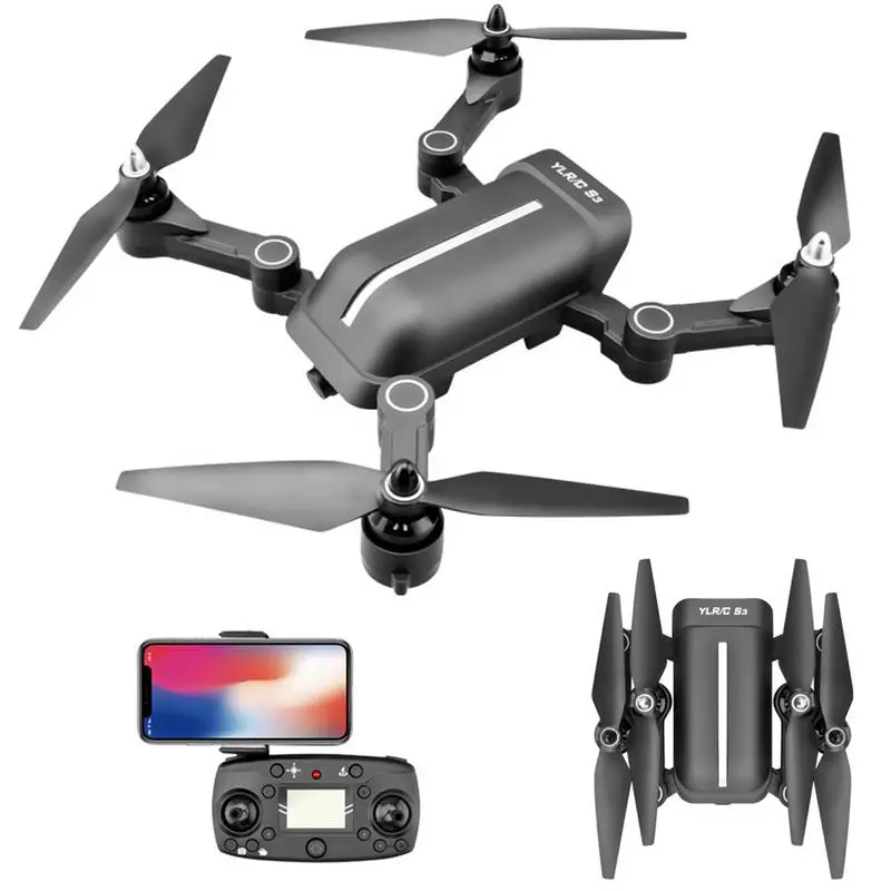 

S3 5.8G Remote Control Brushless Quadcopter GPS Surround Folding Drone Fixed Point Follow Return Aerial Photography with 5G Pict