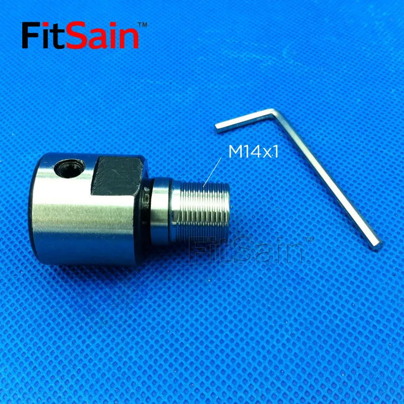  FitSain-SELF-CENTERING maiually operated chuck M14x1 for motor shaft 6/8/10/12/14/16mm CNC mini lat