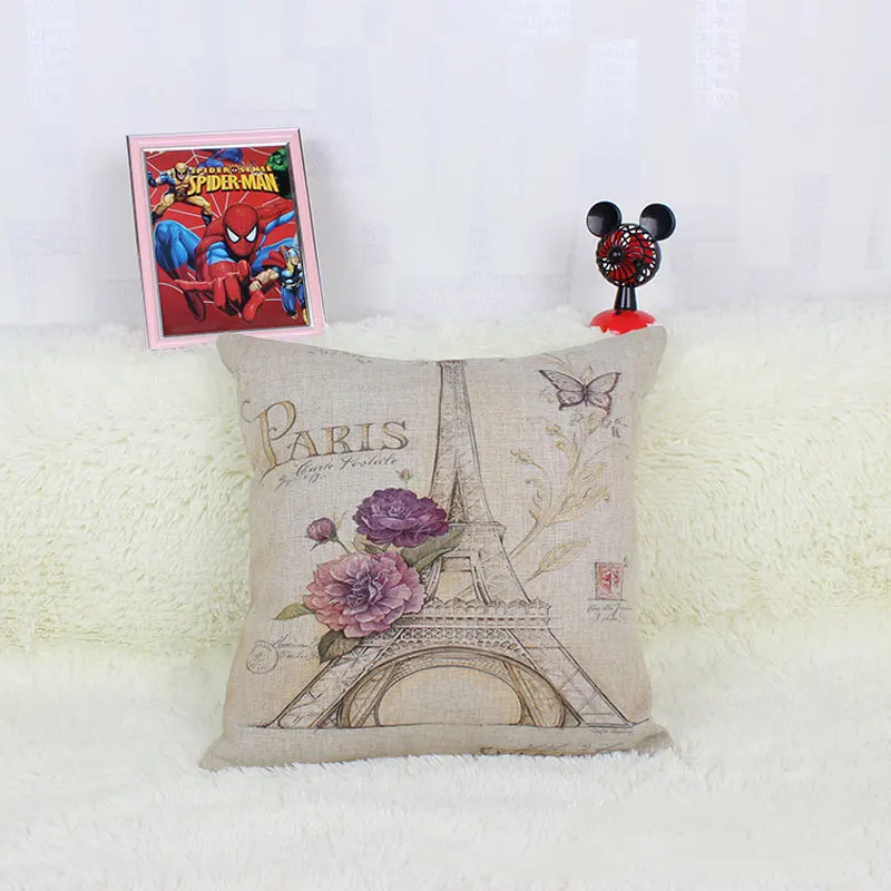 2020 декоративная подушка европейская ретро архитектура Париж Франция диванная