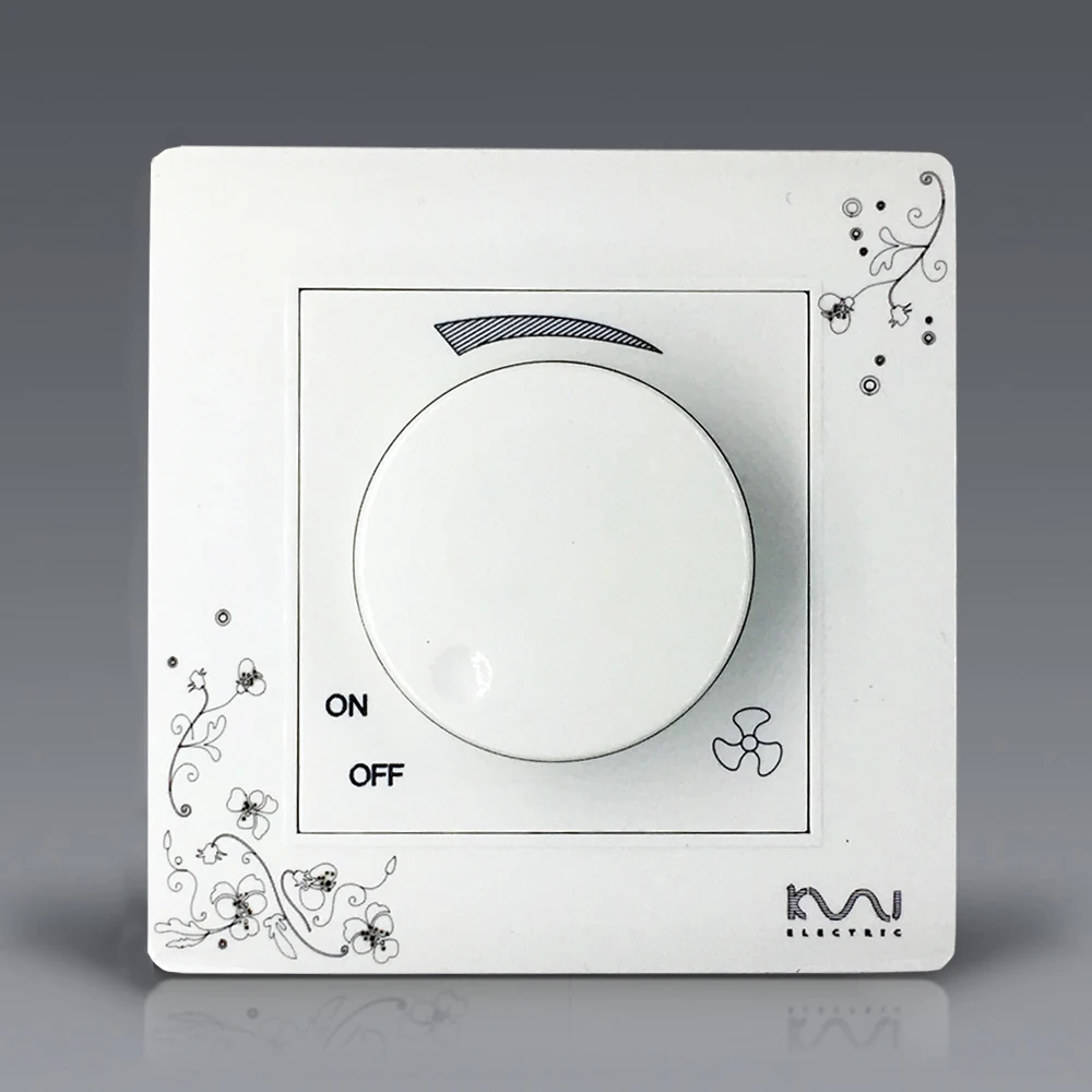 COSWALL модный контроллер скорости вентилятора цвета слоновой кости белый короткий