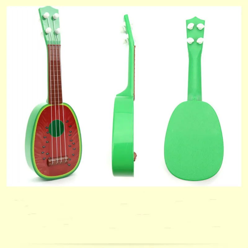 Детские игрушки музыкальный инструмент имитация фруктов мини гитара арбуз киви
