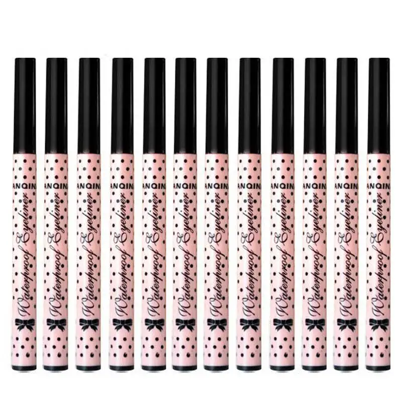 

2017 12pcs/lot Smooth Waterproof Liquid Eye Liner Eyeliner Pen Make up Cosmetic Black Magic Maquiagens Rimel Colossal Delineador
