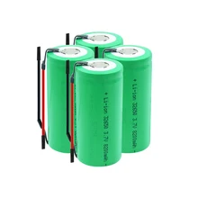 1/2/4/6/8/10 шт 8200mah 3,7 V аккумулятор 32650 литий ионная батарея Перезаряжаемые Батарея с подключайте провода для светодиодный фонарик налобный фонарь