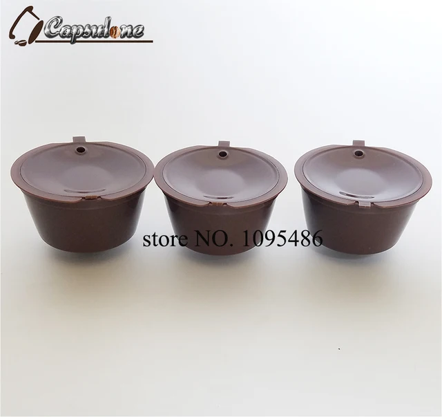 Best Offers 3pcs/pack Refillable Capsule compatible for Dolce Gusto coffee capsules  reusable capsule 