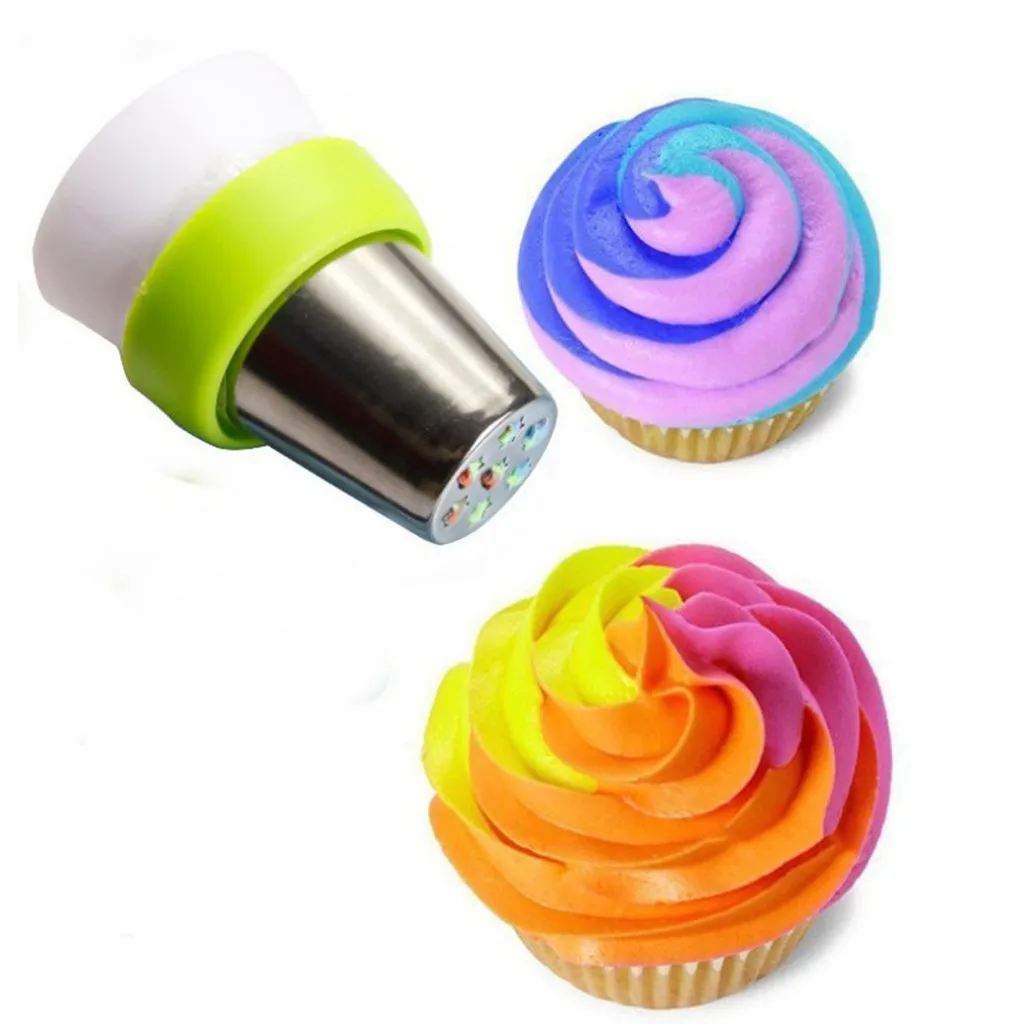 

Cake Cream Decor Icing Piping Bag Russian Nozzle Converter Coupler Tool Home Improvement Useful Tools For Baking New Style #5