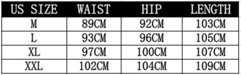 size info