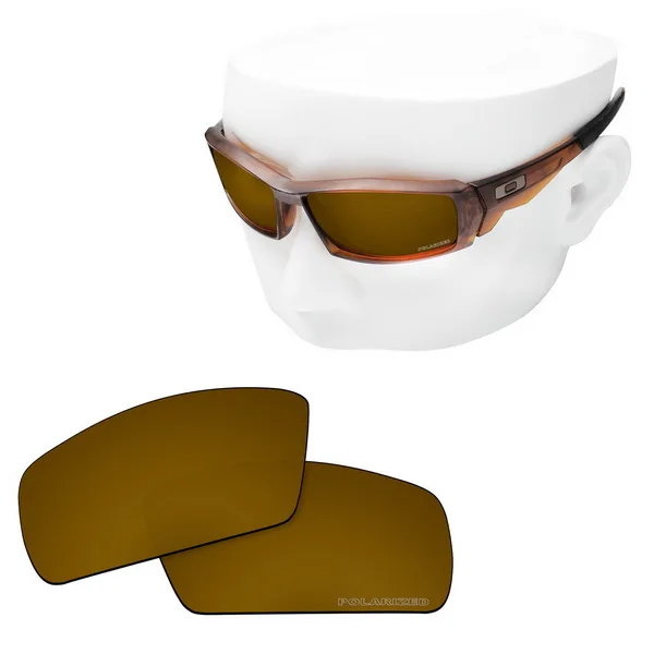 OOWLIT Анти-Царапины Сменные линзы для-солнцезащитные очки Oakley столовой 2006 травления поляризованных солнцезащитных очков - Цвет линз: Peace Gold