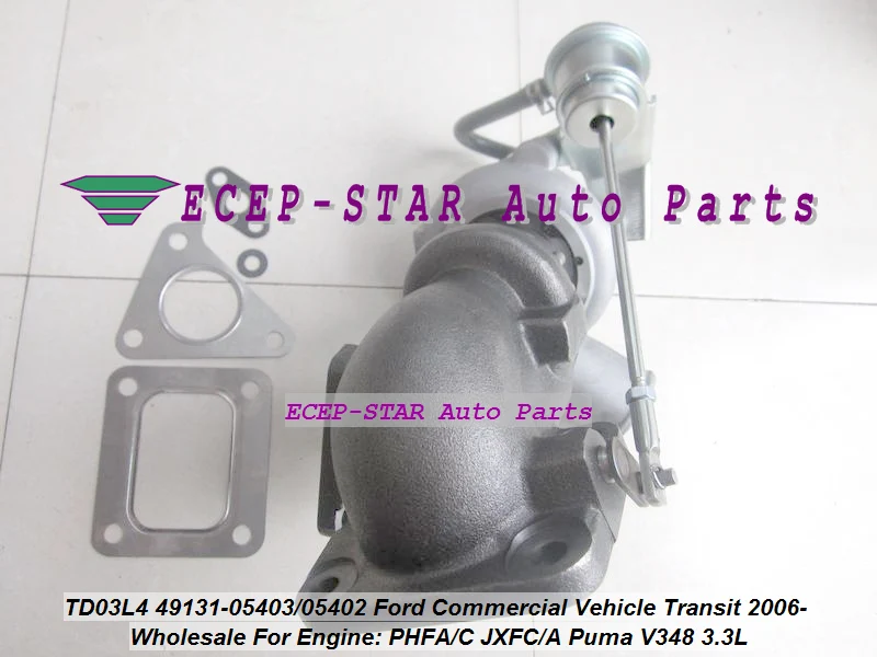 TD03L4 49131 05403 05402 58650 турбо для Ford Commercial Vehicle Transit 2006 PHFA PHFC JXFC JXFA Пума V348 3.3L|turbocharger