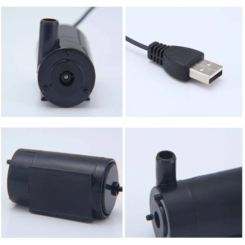Aquarium Mini USB Oxygen Air Pump Check Valve Tube Mute Energy Saving Supplies Fish Tank Accessories