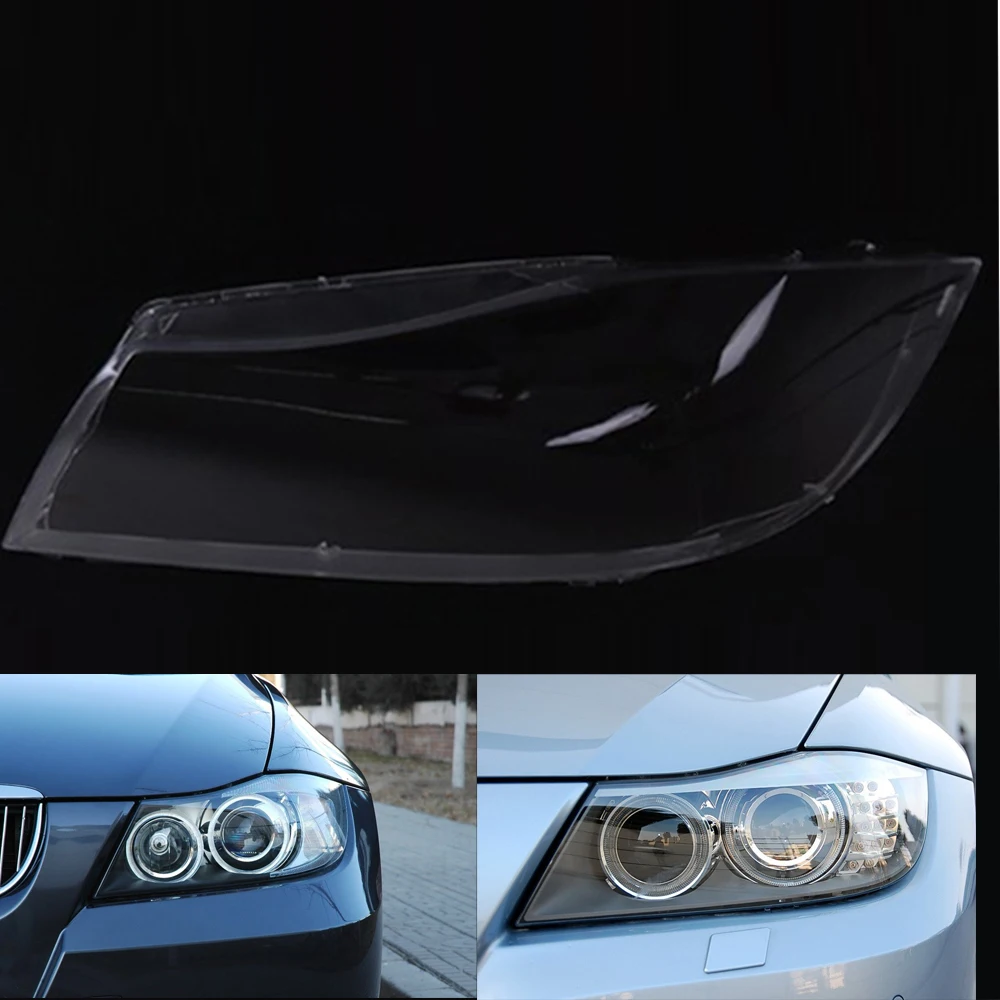 

Left Side HID Headlight Headlamp Xenon lights Lenses Clear Lens Cover For 2005-2012 BMW E90 3 Series