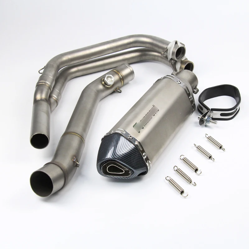 YZF R3 R25 мотоцикл Слип он выхлопной трубы может наконечник подключения системы для