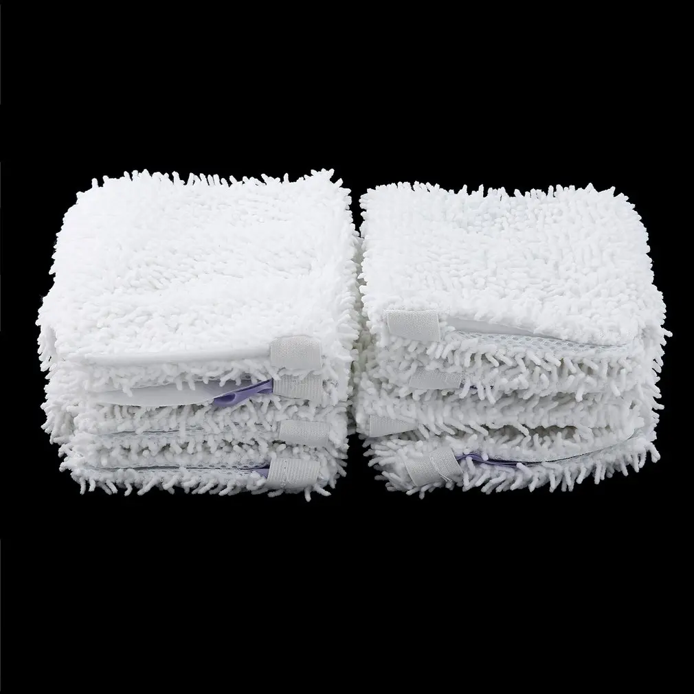 8 шт. сменная насадка для швабры для Shark S3501 моющиеся чистящие подушечки из микрофибры машинная стирка ткани белого цвета