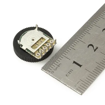 

2017 New 10PCS A103 10K Duplex Gear Potentiometer Dial 16x2mm for Radio MP3/MP4 Volume Adjustment Switch Potentiometers