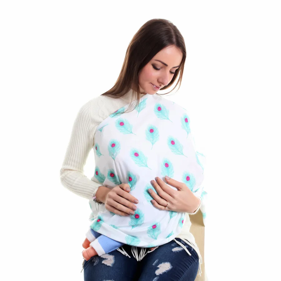 spesifikasi Menyusui bayi Penutup Kursi Mobil Bayi untuk Bayi Aksesoris Penutup Menyusui Bergaris Katun Makan Bayi Syal