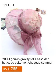 YIFEI 2018 для женщин зимние теплые вязаный крючком шапки кепки Gorras ручной работы Рождественский подарок для обувь девочек открытый мА